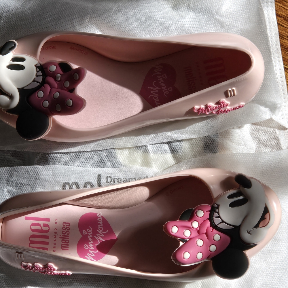 Melissa Light Pink Minnie Mouse Shoes